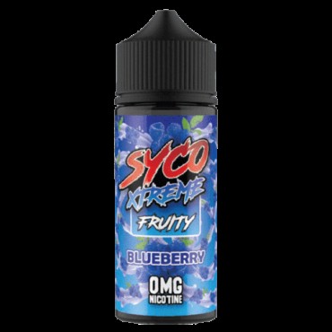 Syco Xtreme Fruity - Blueberry E liquid Shortfill 100ml
