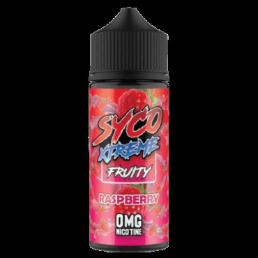 Syco Xtreme Fruity - Rasberry E liquid Shortfill 100ml