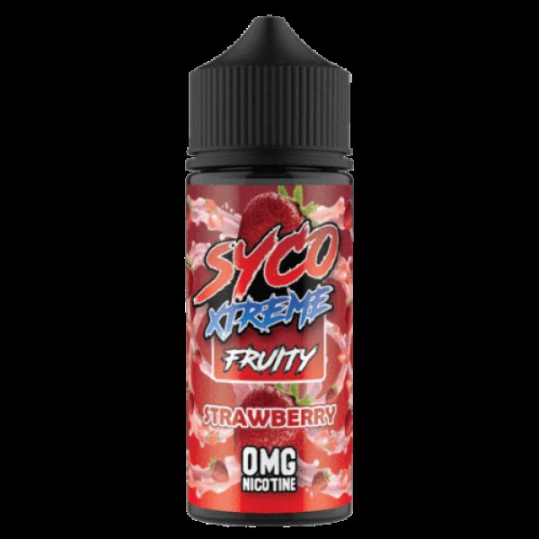 Syco Xtreme Fruity - Strawberry E liquid Shortfill 100ml