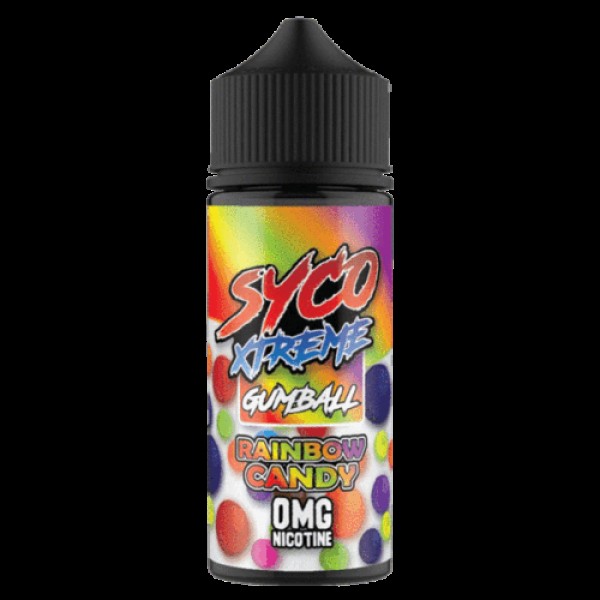 Syco Xtreme Gumball - Rainbow Candy E liquid Shortfill 100ml