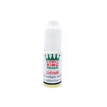 Vanilla Custard Nic Salt 10ml By Donut King 20mg