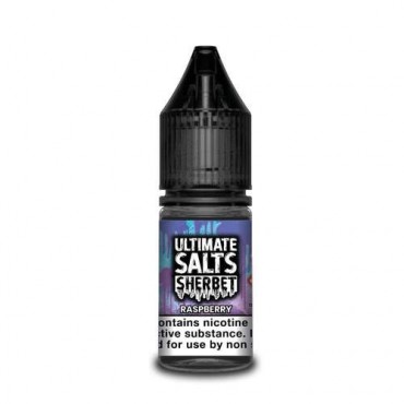 Raspberry 10ml Nicsalt Eliquid by Ultimate Salts Sherbet