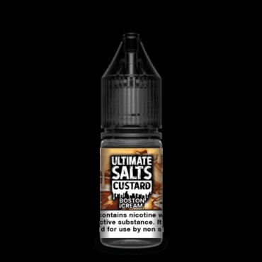Boston Cream 10ml Nicsalt Eliquid by Ultimate Salts Custard
