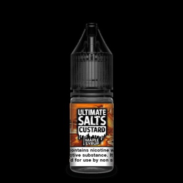 Maple Syrup 10ml Nicsalt Eliquid by Ultimate Salts Custard