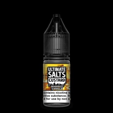 Whipped Vanilla 10ml Nicsalt Eliquid by Ultimate Salts Custard