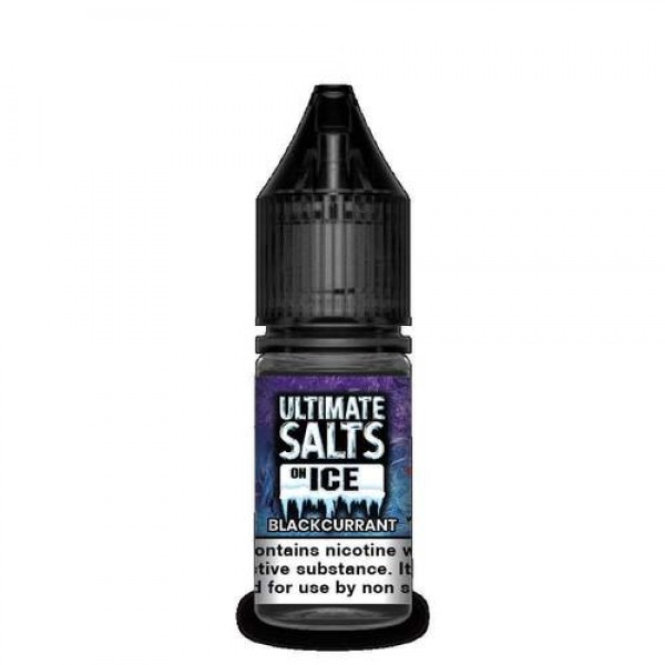Blackcurrant 10ml Nicsalt Eliquid by Ultimate Salts On Ice