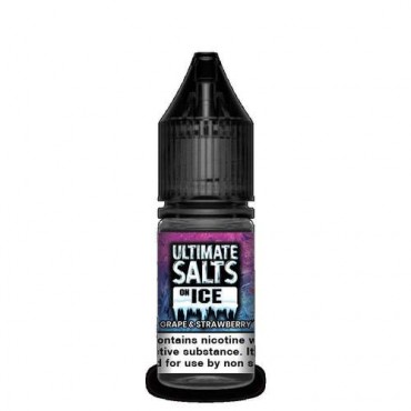 Grape And Strawberry 10ml Nicsalt Eliquid by Ultimate Salts On Ice
