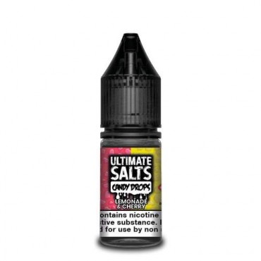 Lemonade & Cherry 10ml Nicsalt Eliquid by Ultimate Salts Candy Drops