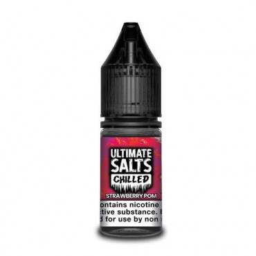Strawberry Pom 10ml Nicsalt Eliquid by Ultimate Salts Chilled