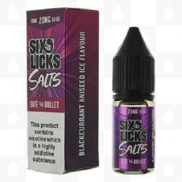 Bite The Bullet 10ml Nic Salt Eliquid By Six Licks