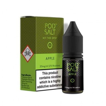 Apple 10ml Nicsalt Eliquid by Pod Salt