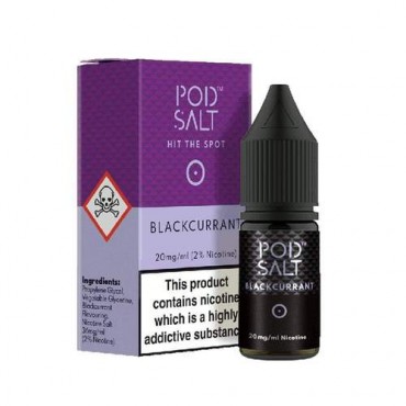 Blackcurrant 10ml Nicsalt Eliquid by Pod Salt