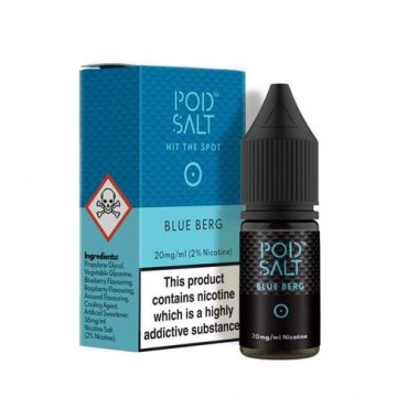 Blue Berg 10ml Nicsalt Eliquid by Pod Salt