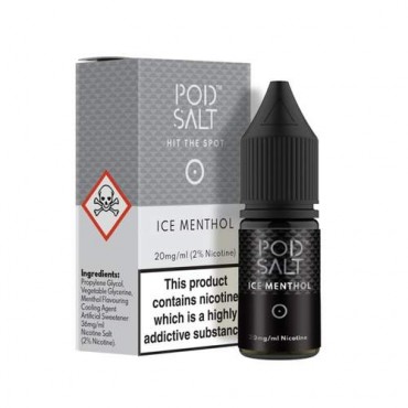 Ice Menthol 10ml Nicsalt Eliquid by Pod Salt