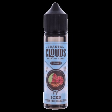 Iced Passion Fruit Orange And Guava Shortfill by Coastal Clouds