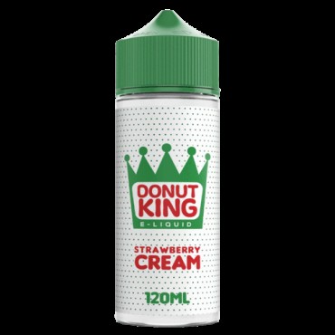 Strawberry Cream Shortfill By Donut King 100ml