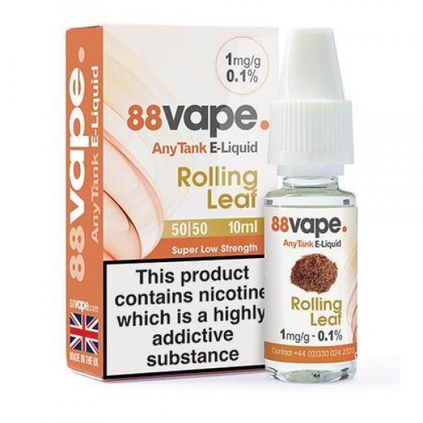 88 Vape - Rolling Leaf E-liquid 10ml