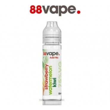 Strawberry Kiwi & Watermelon 50ml E Liquid Shortfill by 88 Vape