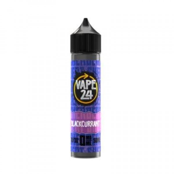 Blackcurrant 50ml E-Liquid By Vape 24 | BUY 2 GET 1 FREE