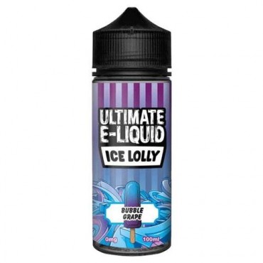 Bubble Grape Ice Lolly Shortfill By Ultimate E-Liquid