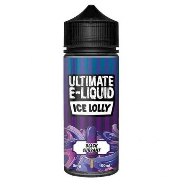 Blackcurrent Ice Lolly Shortfill By Ultimate E-Liquid