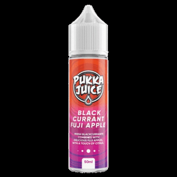 Black Currant Fuji Apple Shortfill 50ml E liquid by Pukka Juice