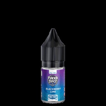 Blackberry Lime 10ml Nicsalt Eliquid by Pukka Juice