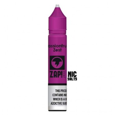 Passionfruit Zest 10ml Nicsalt Eliquid by Zap Juice