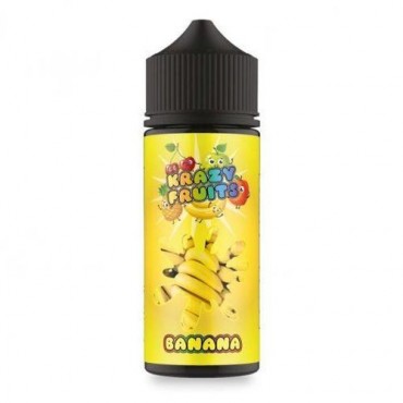 Banana Shortfill E Liquid by Krazy Fruits 100ml