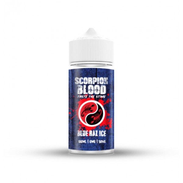 Blue Raz Ice E Liquid by Scorpion Blood 100ml