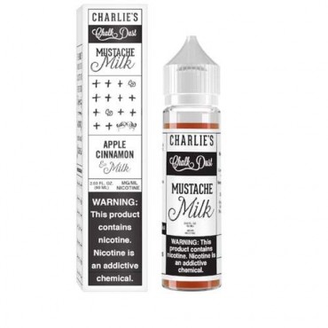 Charlies Chalk Dust Mustache Milk Shortfill by Charlies Chalk Dust