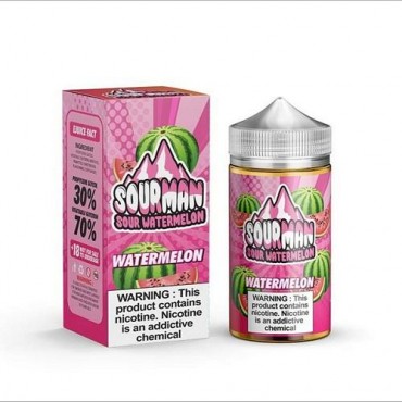 Watermelon 200ml E-Liquid By Sour Man