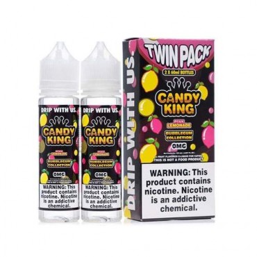 Pink Lemonade Shortfill 50ml E liquid by Candy King Bubblegum Collection