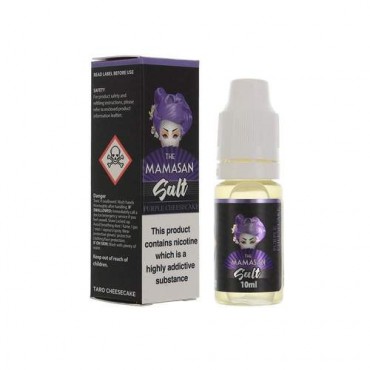 Purple Cheesecake 10ml Nicsalt Eliquid by Mamasan