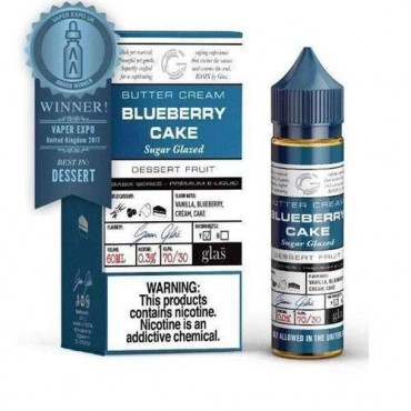 Blueberry Cake Shortfill 50ml E liquid by Glas Basix