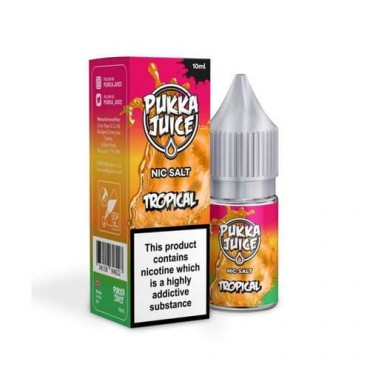 Tropical 10ml Nicsalt Eliquid by Pukka Juice