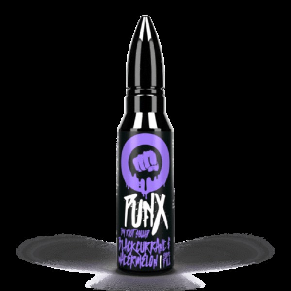 Blackcurrant & Watermelon Shortfill 50ml by Riot Squad Punx