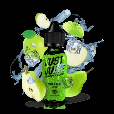 Apple & Pear On Ice Shortfill 50ml E liquid by Just Juice