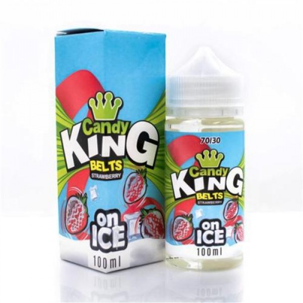 Belts Strawberry On Ice 100ml E-Liquid By Candy King
