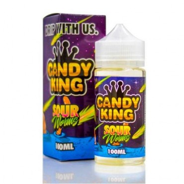 Sour Worms 100ml E-Liquid By Candy King