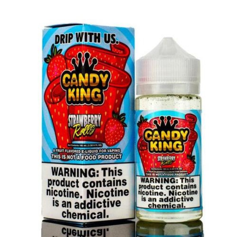Strawberry Rolls 100ml E-Liquid By Candy King