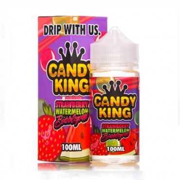 Strawberry Watermelon Bubblegum 100ml E-Liquid By Candy King