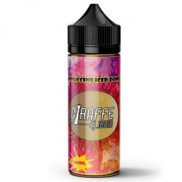 Cappuccino Iced Donut 100ml E-Liquid By Giraffe