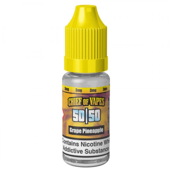 Box of 10 Grape Pineapple 10ml E-Liquid By Chief of Vapes