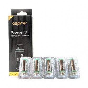 ASPIRE BREEZE 2 1.0 Ohm (5/Pack)REPLACEMENT COIL