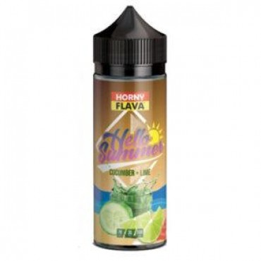 Hello Summer Cucumber & Lime E-Liquid by Horny Flava The Summer Edition 100ml