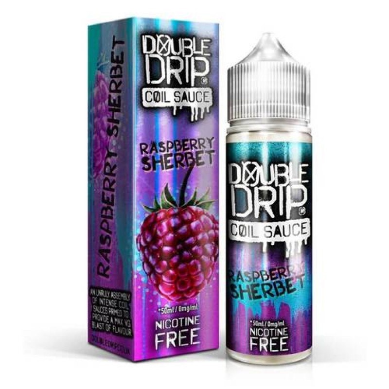 Raspberry Sherbet Shortfill 50ml E liquid by Double Drip