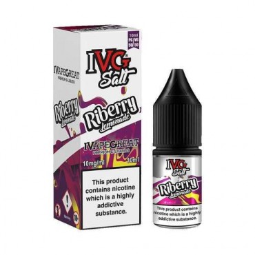 Riberry Lemonade 10ml Nicsalt Eliquid by IVG