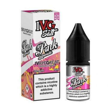 Pink Lemonade 10ml Nicsalt Eliquid by IVG