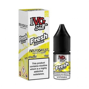 Fresh Lemonade 10ml Nicsalt Eliquid by IVG